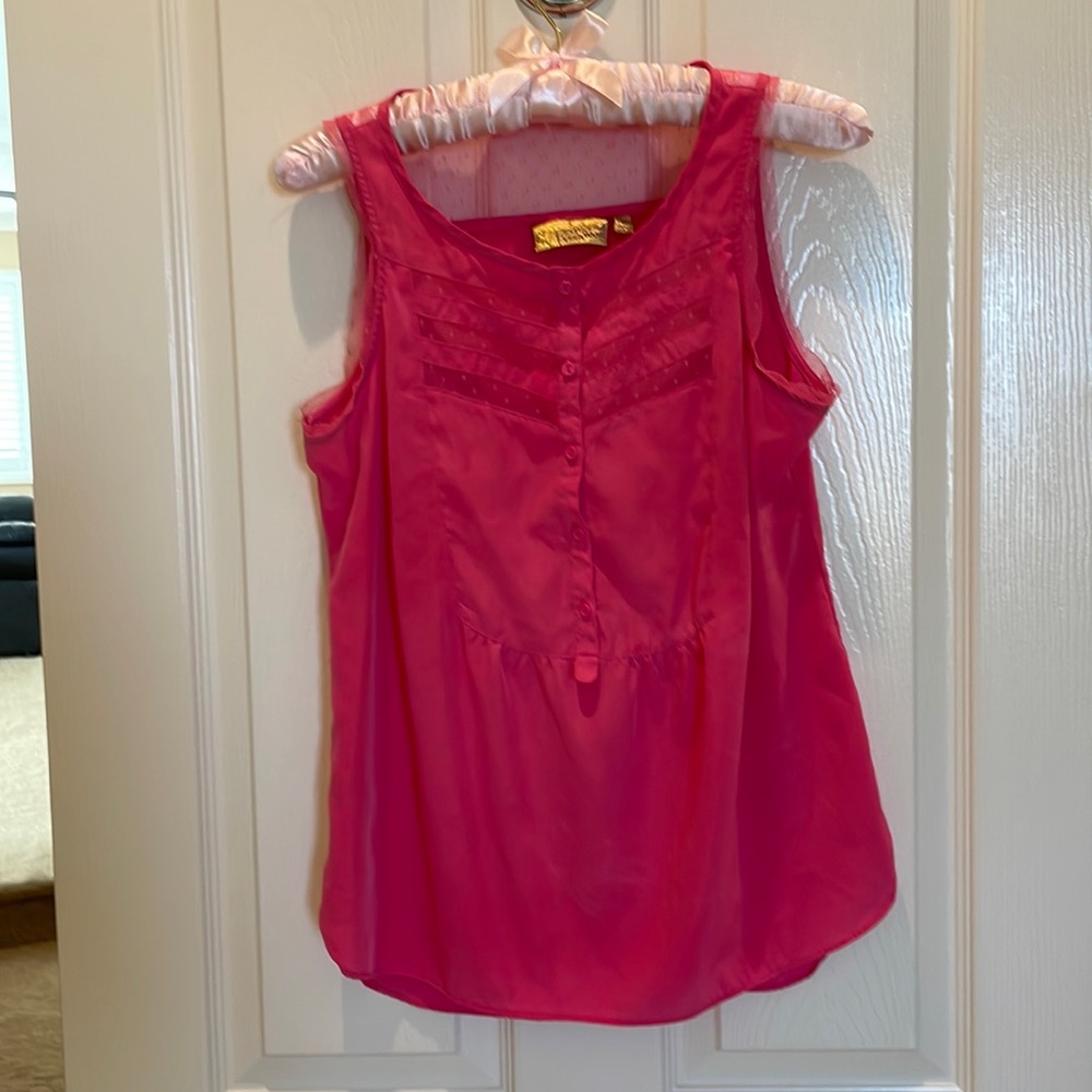 Princess Vera Wang, pink, sleeveless top